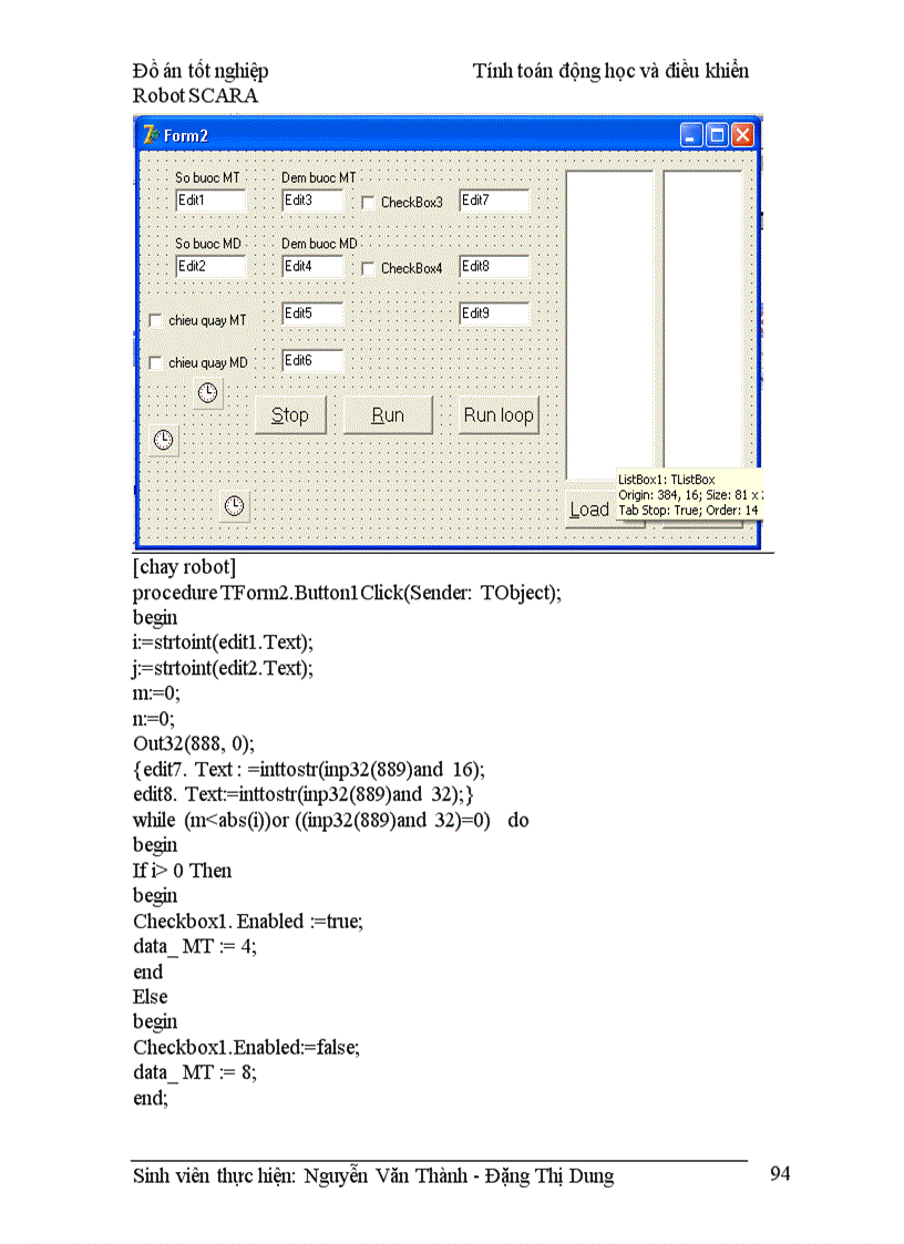 image for page Tính toán động học và điều khiển Robot SCARA