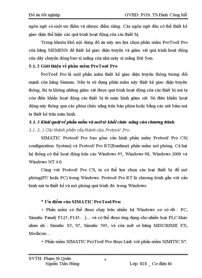 image for page Thiết kế điều khiển tự động dây chuyền đóng bao nhà máy xi măng Bút Sơn 1