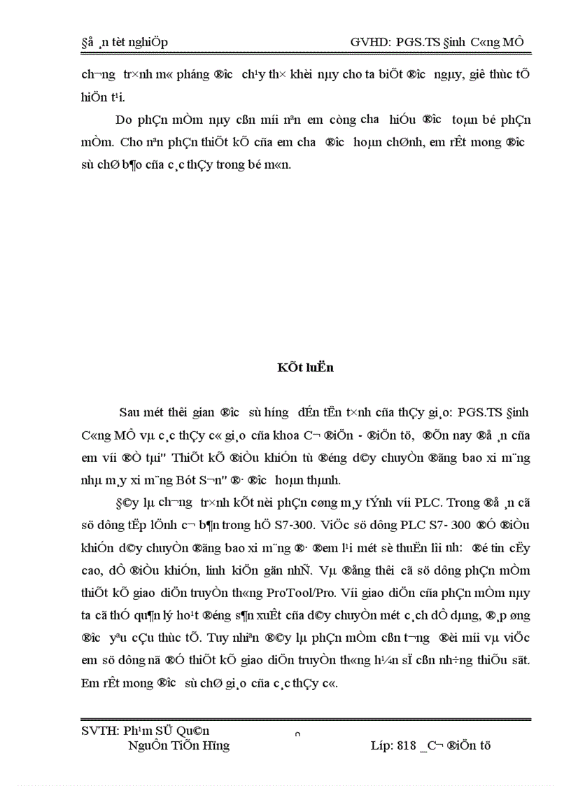 image for page Thiết kế điều khiển tự động dây chuyền đóng bao nhà máy xi măng Bút Sơn 1