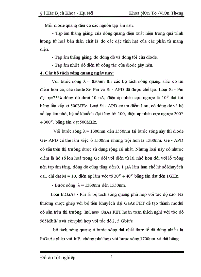 image for page Hệ thống thông tin quang