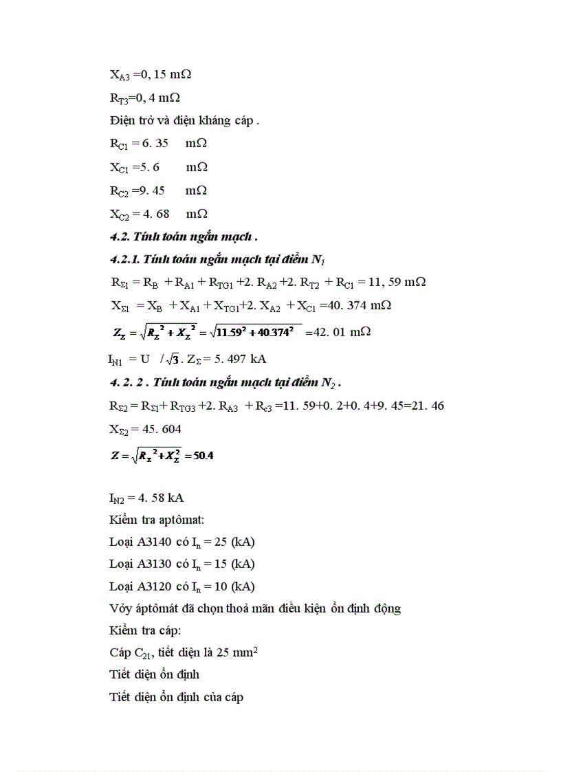 image for page Tính toán bù công suất phản kháng để nâng cao hệ sốcông suất cho nhà máy