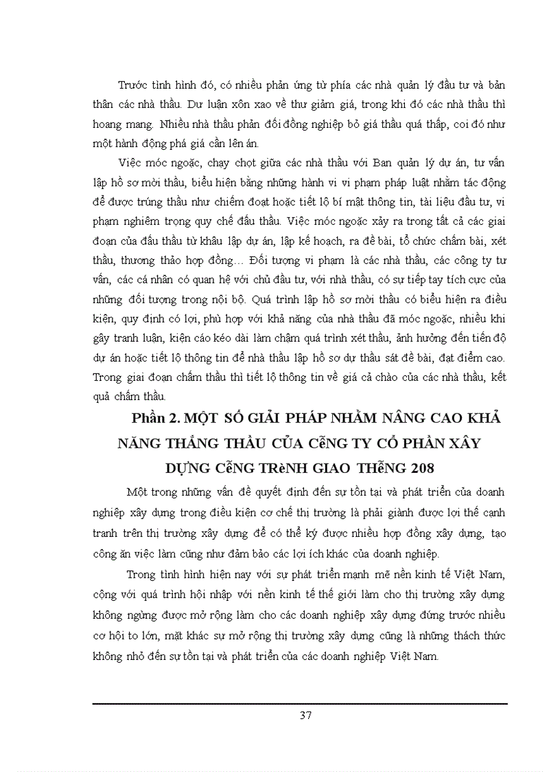 image for page Một số giải pháp nhằm nâng cao khả năng thắng thầu của công ty cổ phần xây dựng công trình giao thông