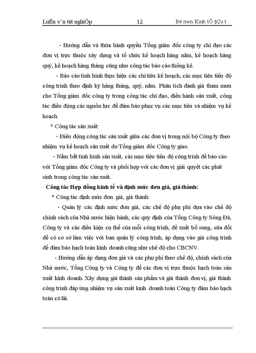 image for page Hoàn thiện công tác lập dự án đầu tư tại Công ty cổ phần Sông Đà 12