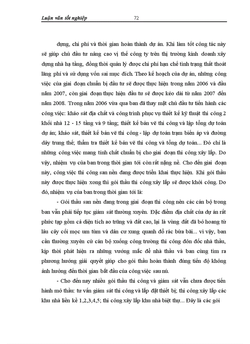 image for page Công tác quản lý dự án tại Ban quản lý dự án Vạn Phúc thực trạng và giải pháp