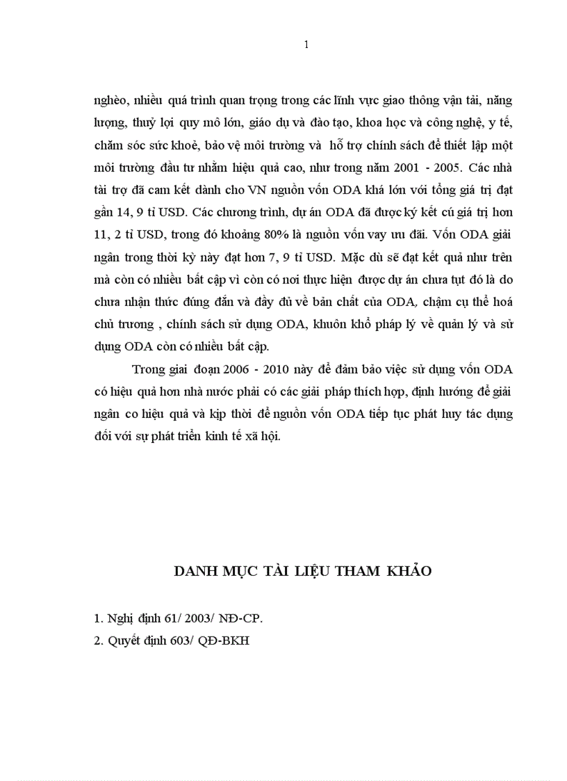 image for page Một số giải pháp nhằm sử dụng có hiệu quả vốn ODA tại Việt Nam