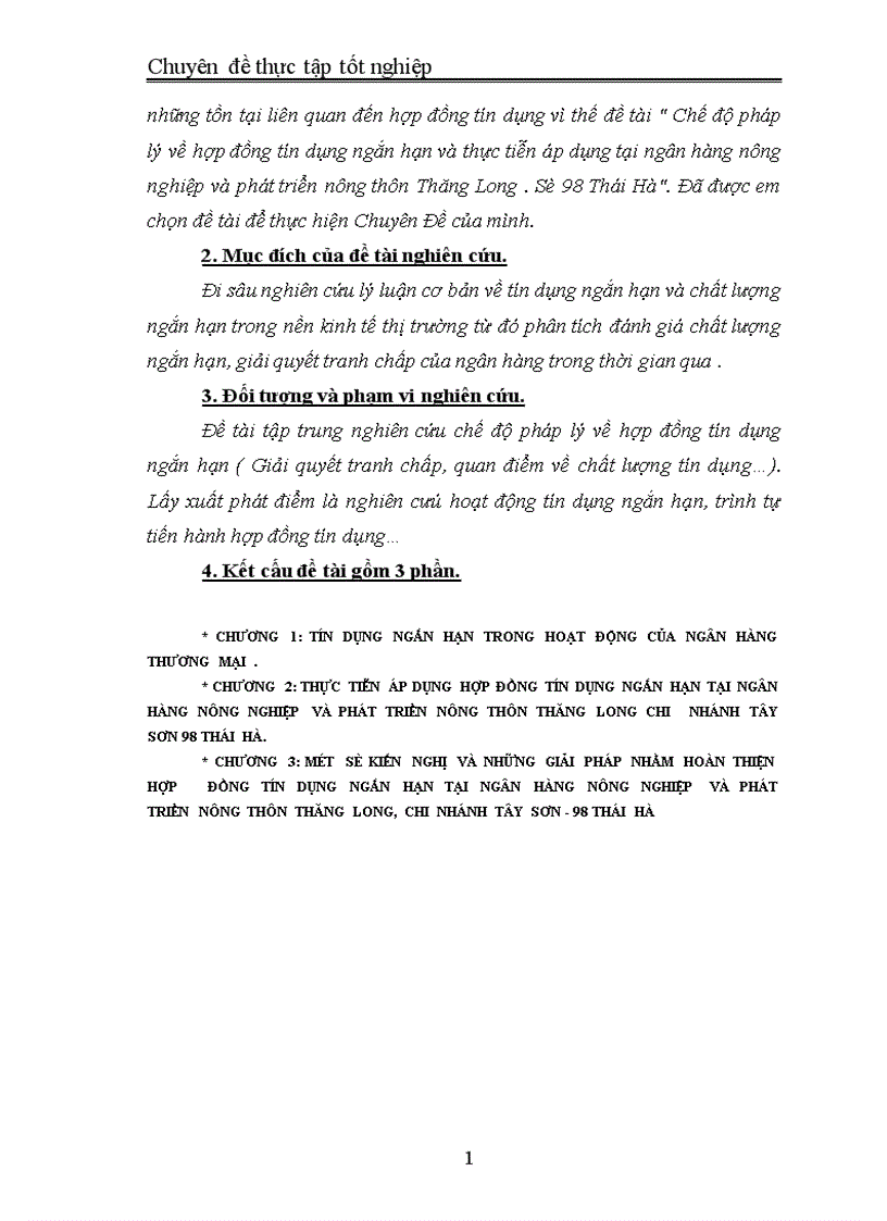 image for page Chế độ pháp lý về hợp đồng tín dụng ngắn hạn và thực tiễn áp dụng tại ngân hàng nông nghiệp và phát triển nông thôn Thăng Long
