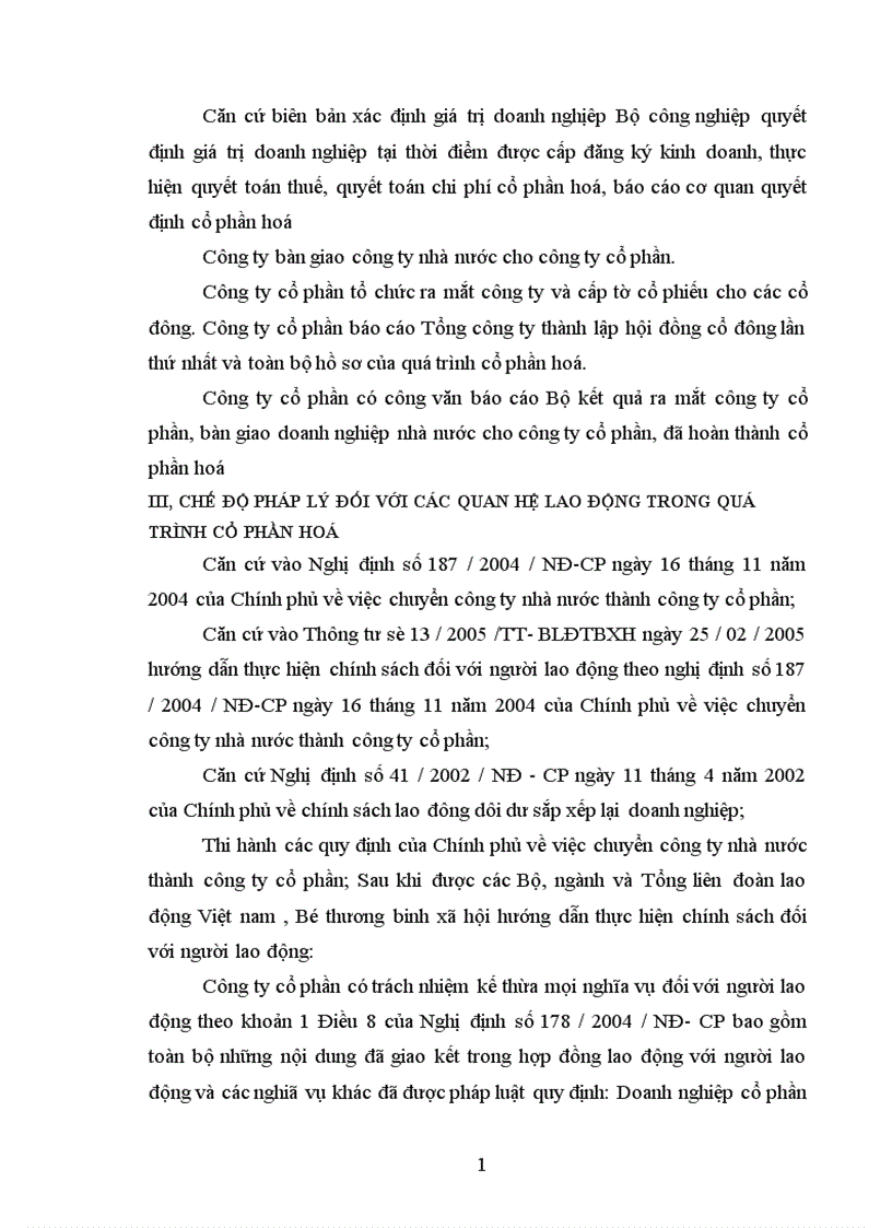 image for page Xử lý các quan hệ pháp luật lao động trong qúa trình cổ phần hoá ở Công ty Than nội địa Từ lý luận đến thực tiễn