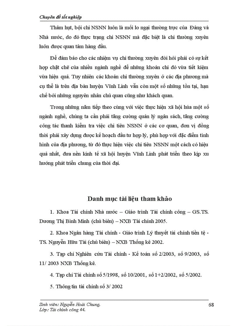 image for page Giải pháp hoàn thiện công tác quản lý chi thường xuyên trên địa bàn huyện Vĩnh Linh