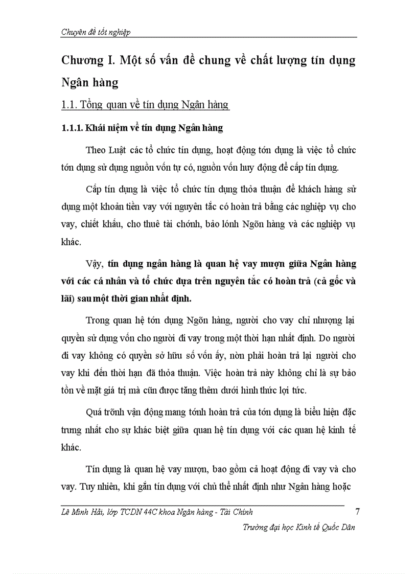 image for page Một số giải pháp nhằm nâng cao chất lượng tín dụng tại Ngân hàng TMCP nhà Hà Nội