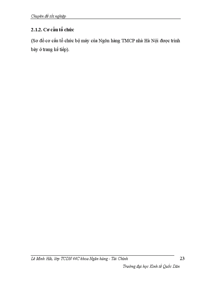 image for page Một số giải pháp nhằm nâng cao chất lượng tín dụng tại Ngân hàng TMCP nhà Hà Nội