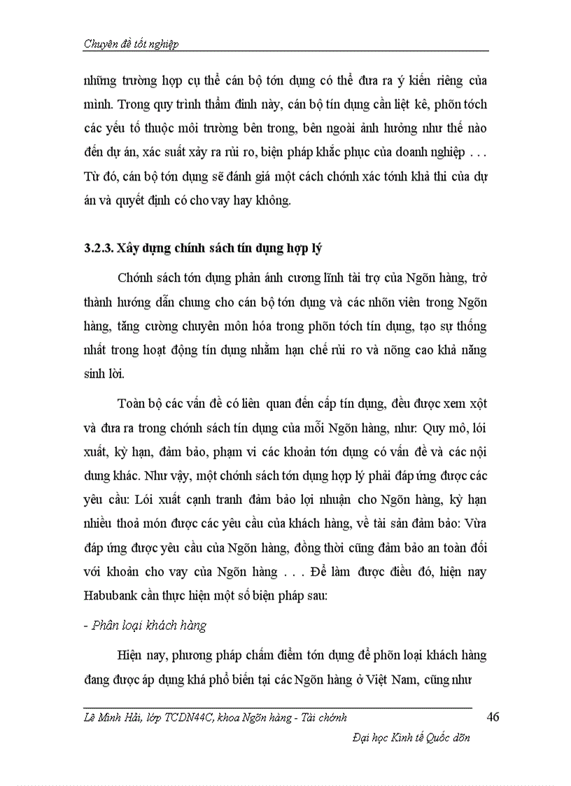 image for page Một số giải pháp nhằm nâng cao chất lượng tín dụng tại Ngân hàng TMCP nhà Hà Nội
