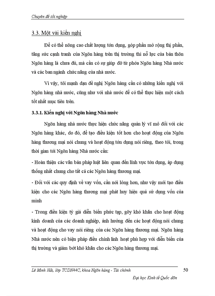 image for page Một số giải pháp nhằm nâng cao chất lượng tín dụng tại Ngân hàng TMCP nhà Hà Nội