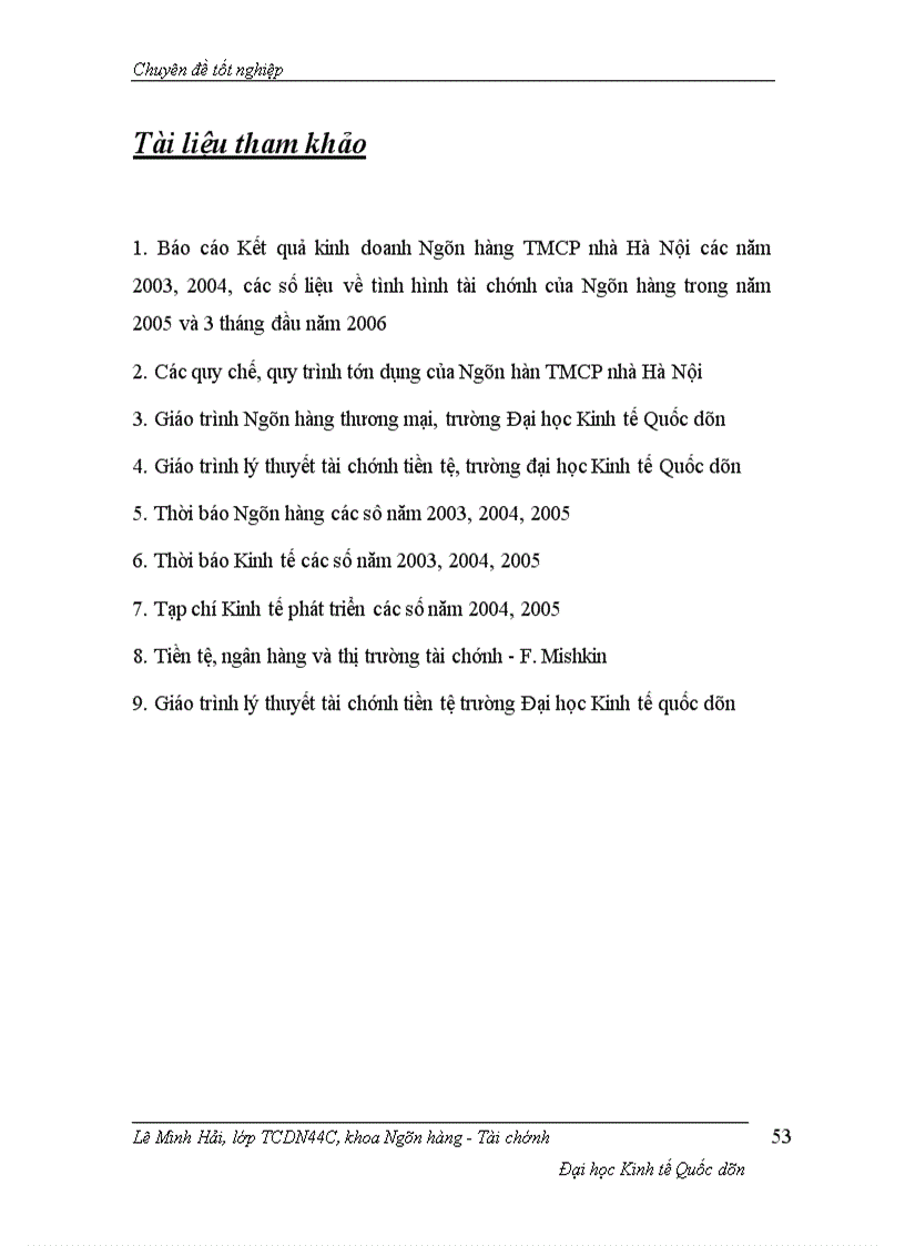 image for page Một số giải pháp nhằm nâng cao chất lượng tín dụng tại Ngân hàng TMCP nhà Hà Nội