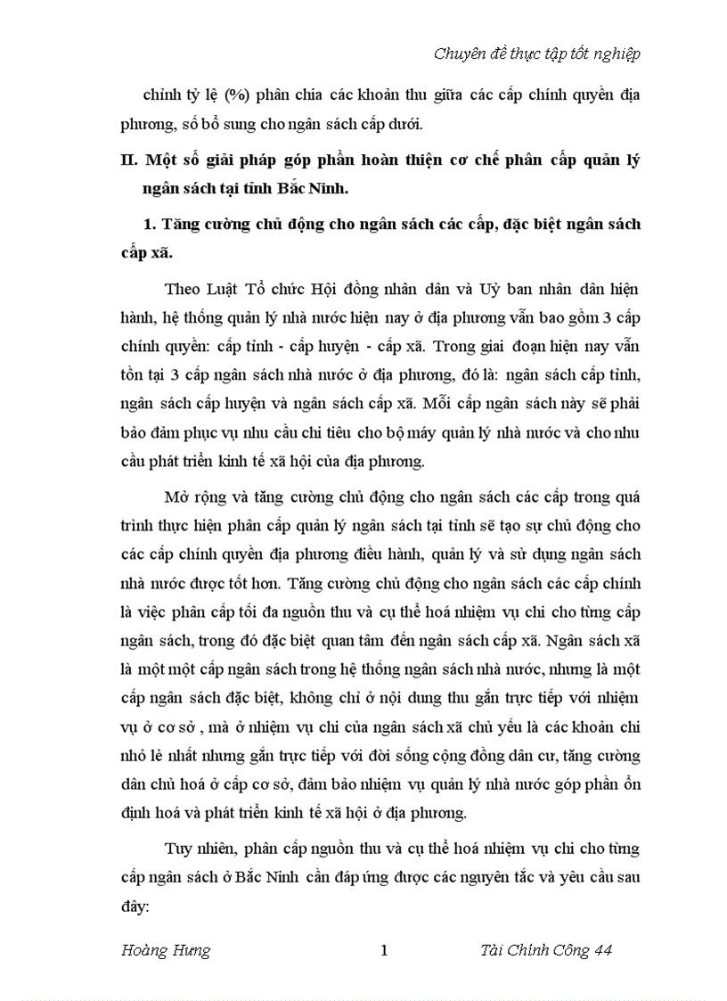 image for page Hoàn thiện phân cấp quản lý ngân sách nhà nước tại tỉnh Bắc Ninh 1