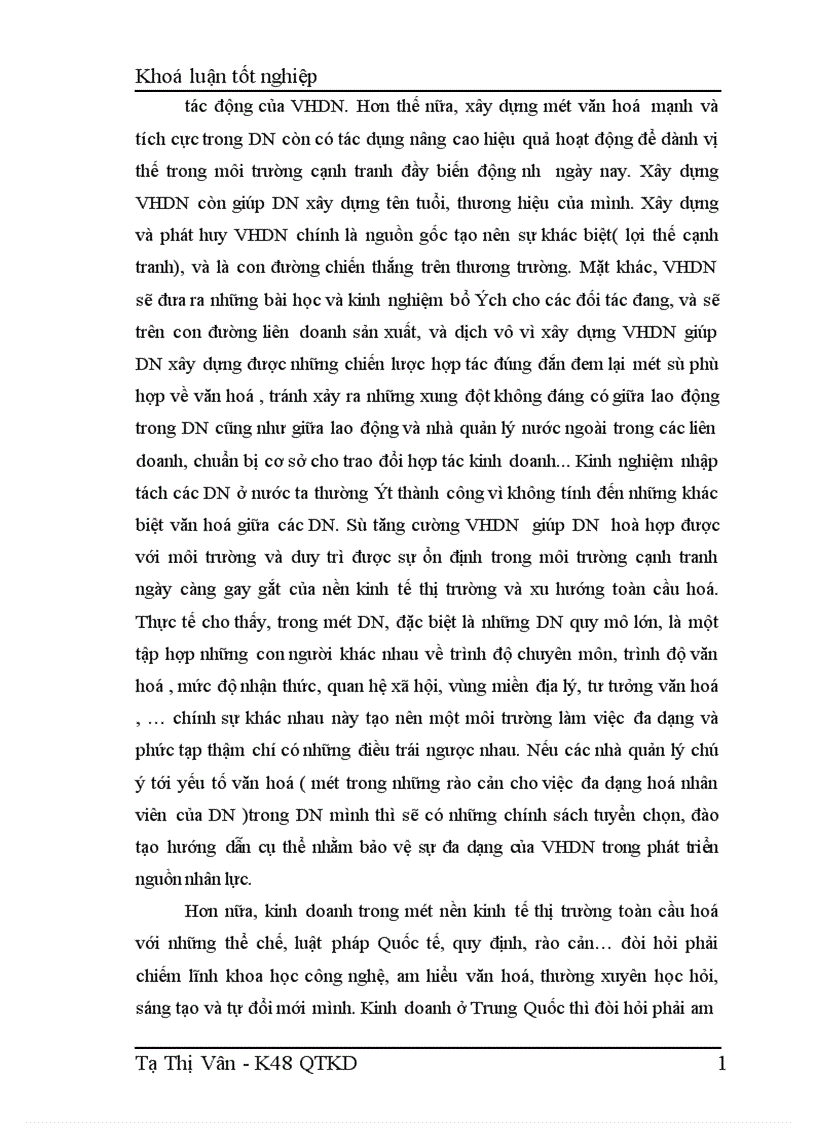 image for page Thực trạng và giải pháp về xây dựng và phát huy yếu tố văn hoá trong các Doanh nghiệp ở Việt Nam thời hội nhập