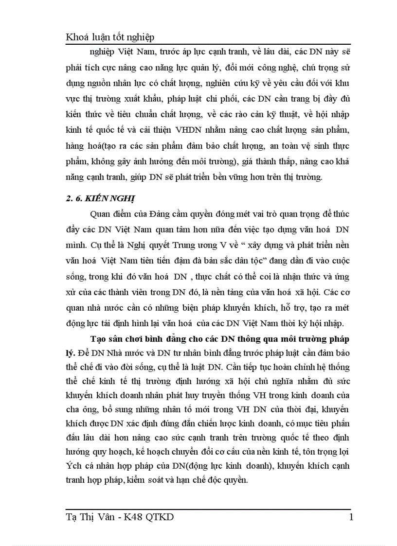 image for page Thực trạng và giải pháp về xây dựng và phát huy yếu tố văn hoá trong các Doanh nghiệp ở Việt Nam thời hội nhập