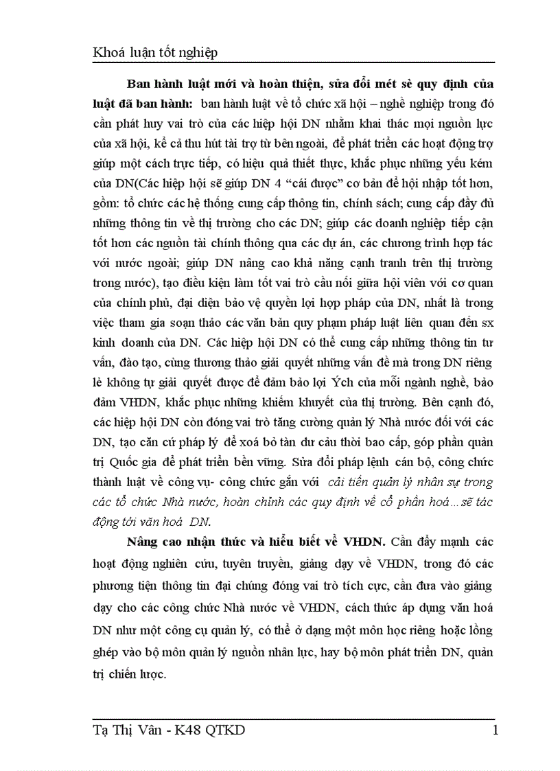 image for page Thực trạng và giải pháp về xây dựng và phát huy yếu tố văn hoá trong các Doanh nghiệp ở Việt Nam thời hội nhập