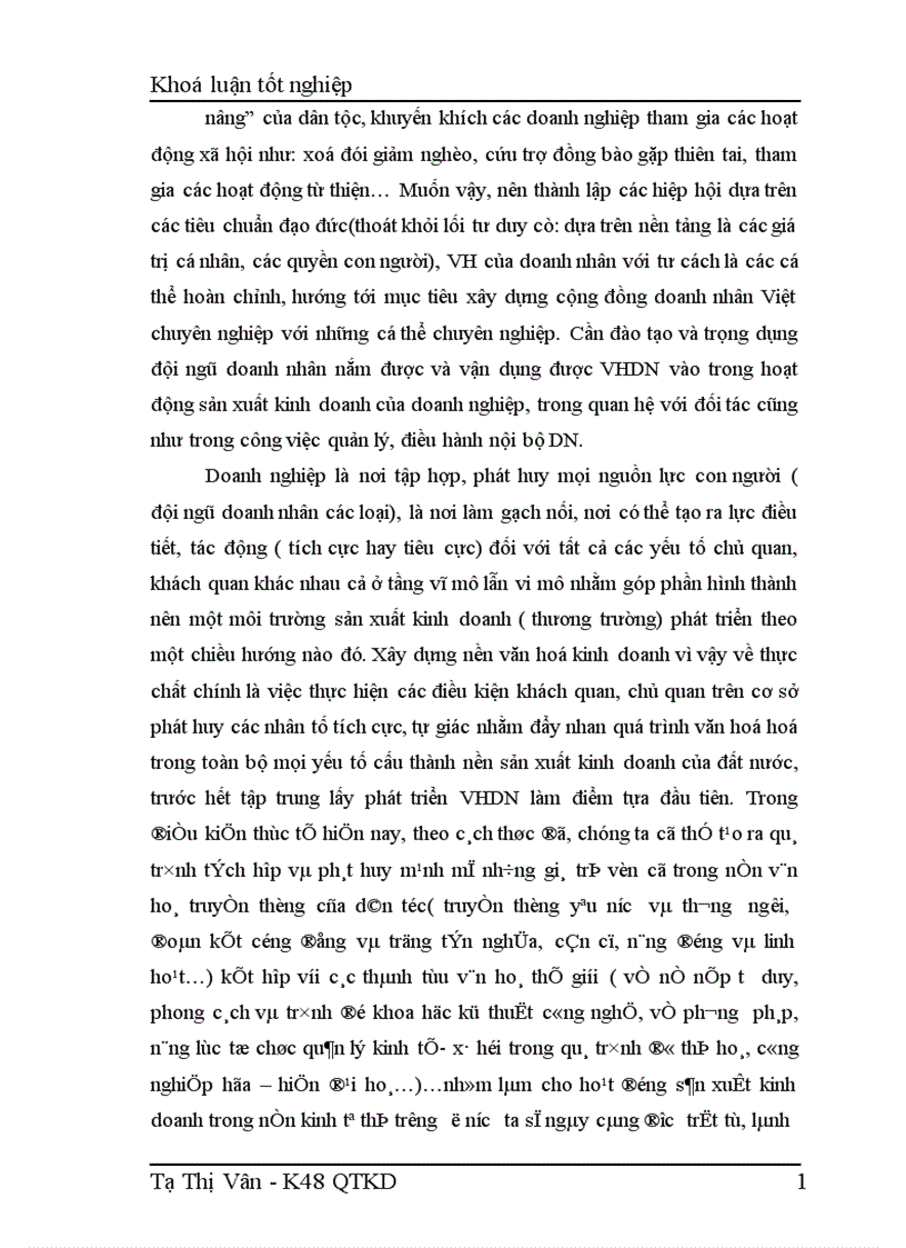 image for page Thực trạng và giải pháp về xây dựng và phát huy yếu tố văn hoá trong các Doanh nghiệp ở Việt Nam thời hội nhập