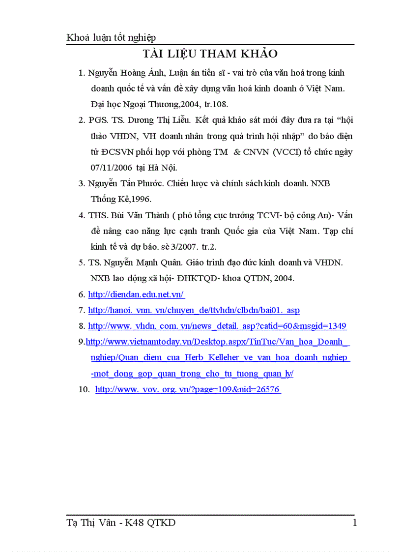 image for page Thực trạng và giải pháp về xây dựng và phát huy yếu tố văn hoá trong các Doanh nghiệp ở Việt Nam thời hội nhập