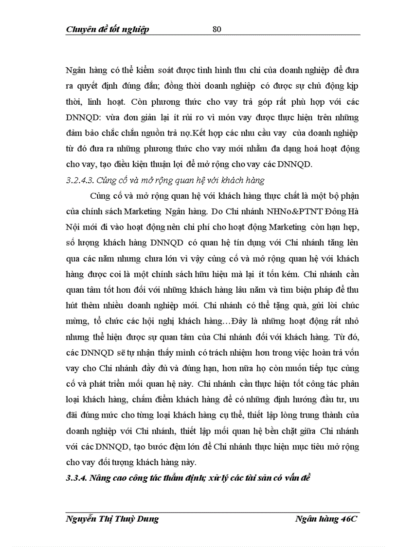 image for page Mở rộng cho vay DNNQD tại NHNo PTNT Chi nhánh Đông Hà Nội