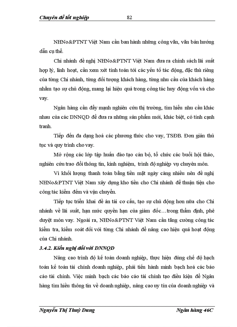 image for page Mở rộng cho vay DNNQD tại NHNo PTNT Chi nhánh Đông Hà Nội