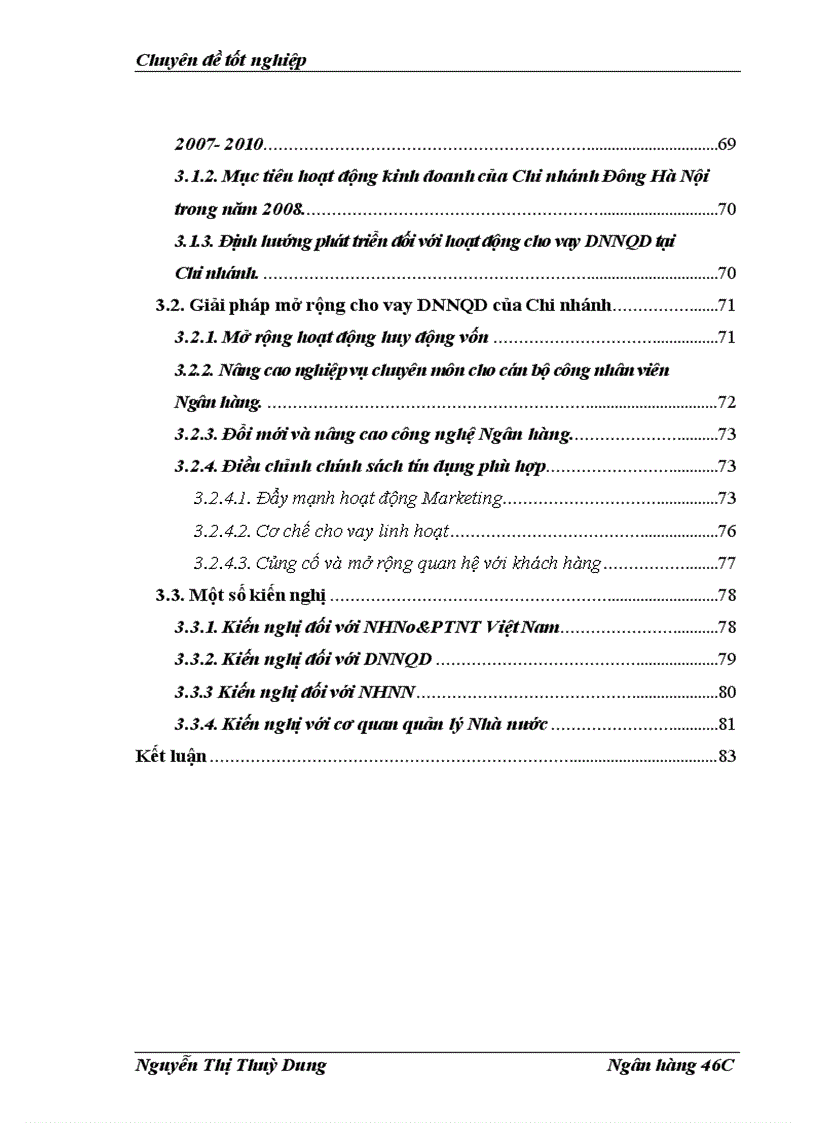 image for page Mở rộng cho vay DNNQD tại NHNo PTNT Chi nhánh Đông Hà Nội