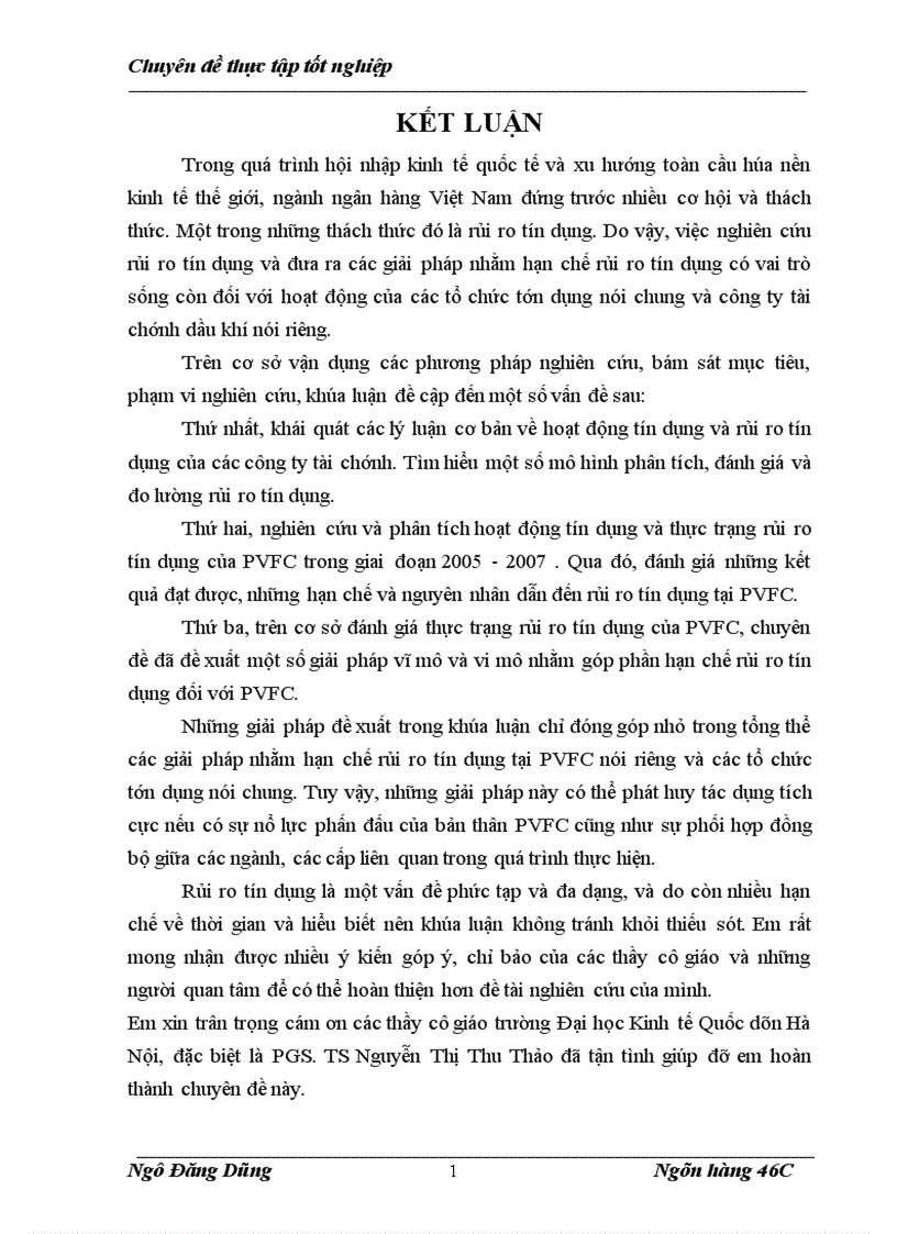 image for page Giải pháp hạn chế rủi ro tín dụng tại Công ty Tài chính Dầu khí