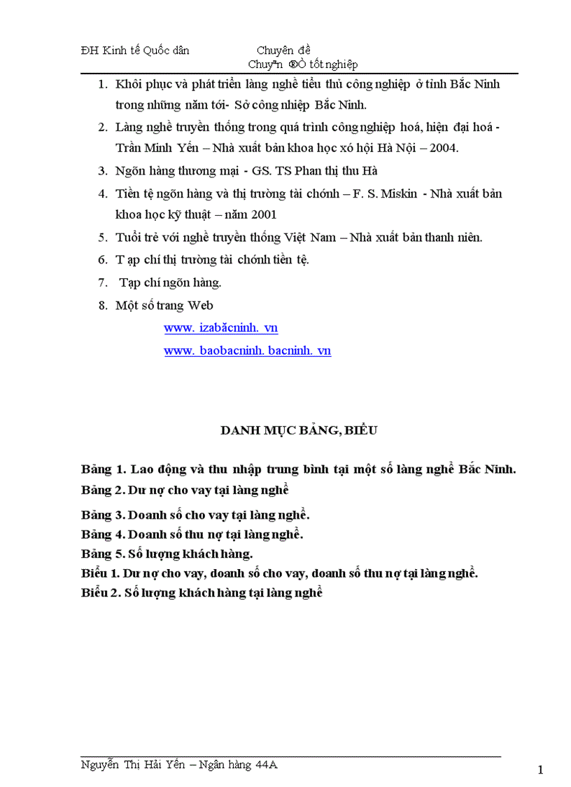 image for page Mở rộng tín dụng phát triển làng nghề tại chi nhánh Ngân hàng Đầu tư và Phát triển Bắc Ninh