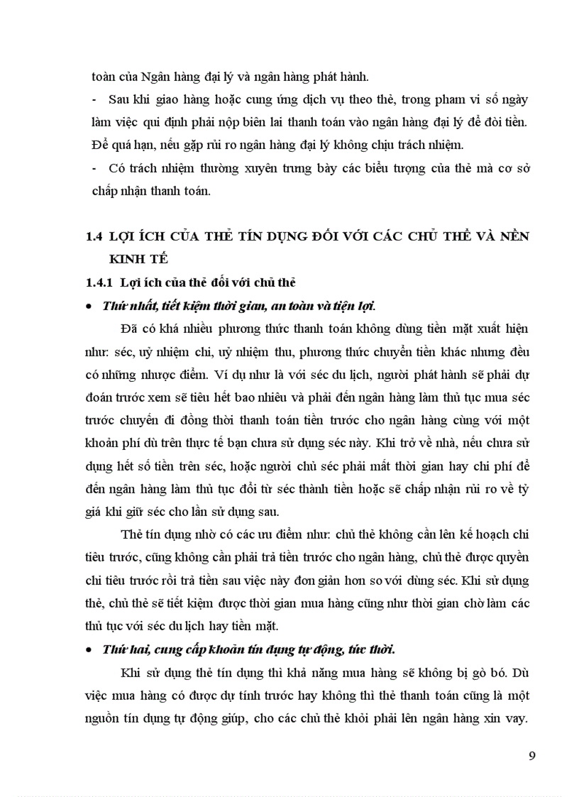 image for page Một số giải pháp phát triển hoạt động kinh doanh thẻ tín dụng của Ngân hàng Ngoại thương Việt Nam 1