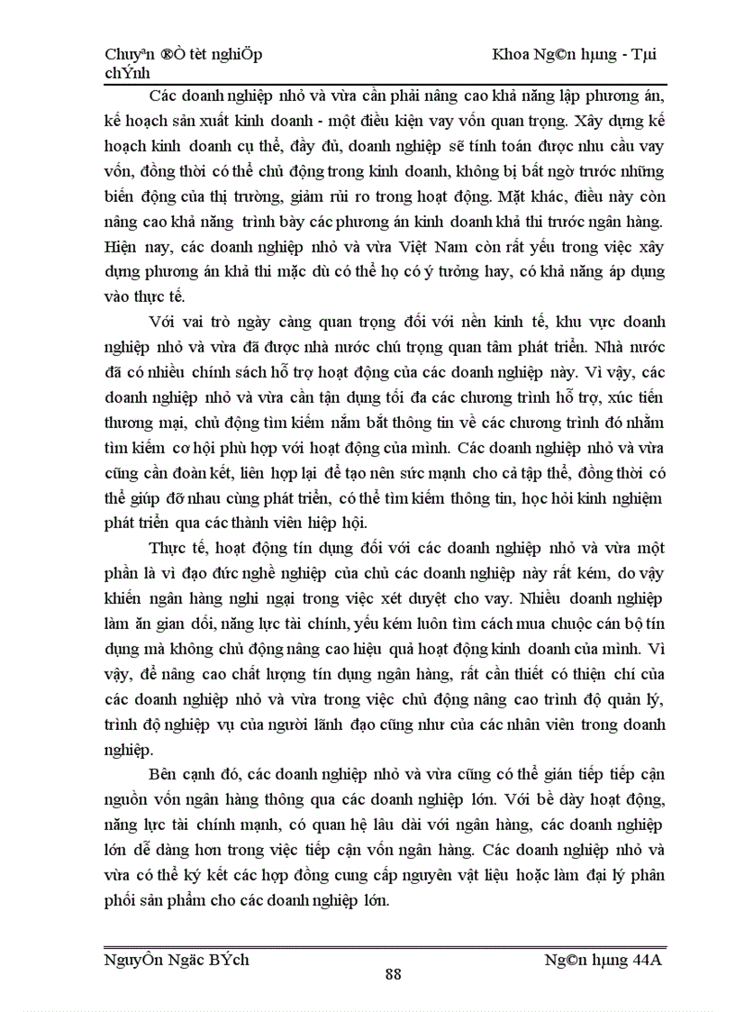 image for page Giải pháp nâng cao chất lượng tín dụng đối với doanh nghiệp nhỏ và vừa tại Sở giao dịch Ngân hàng Nông nghiệp và phát triển nông thôn Việt Nam 1