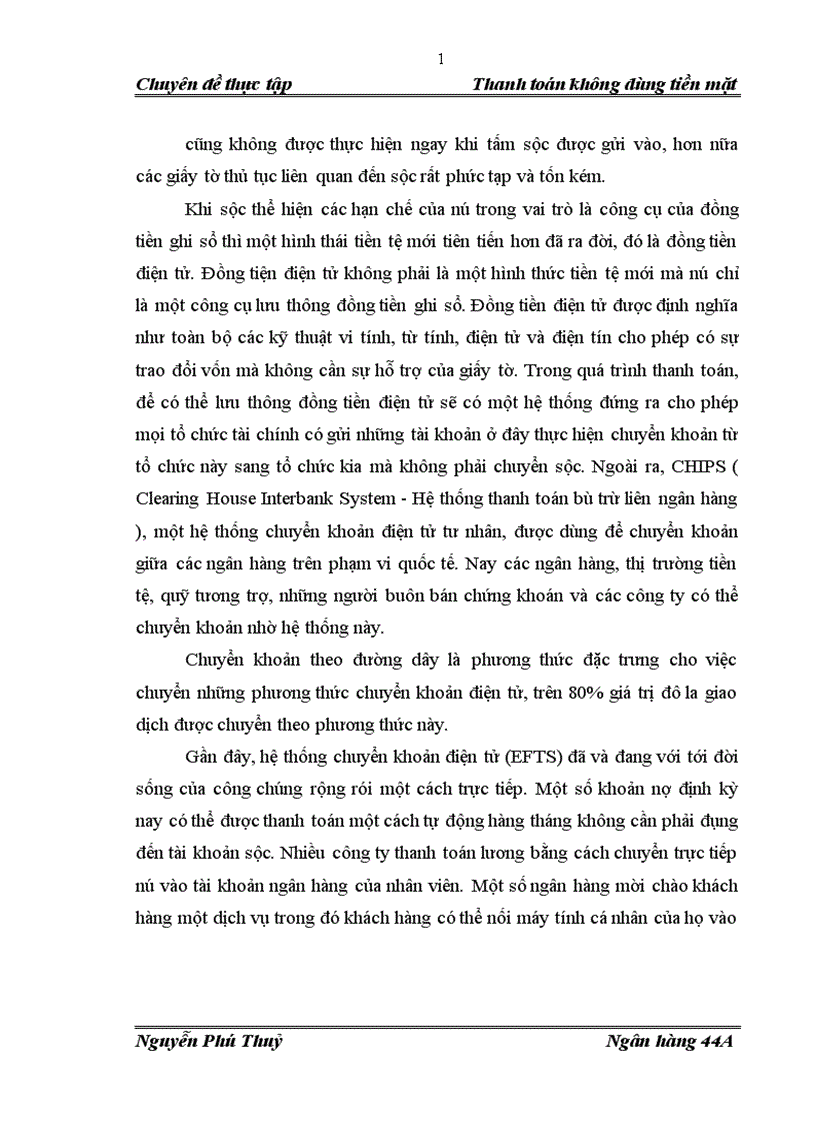 image for page Giải pháp tăng cường hoạt động thanh toán không dùng tiền mặt tại Chi nhánh Ngân hàng Đầu tư và Phát triển Nam Hà nội 1
