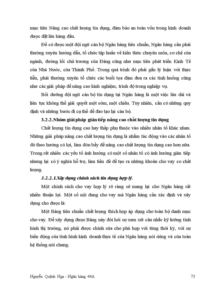 image for page Nâng cao chất lượng Tín Dụng đối với Doanh nghiệp vừa và nhỏ tại Chi nhánh Ngân hàng Ngoại thương Hà Nội 1