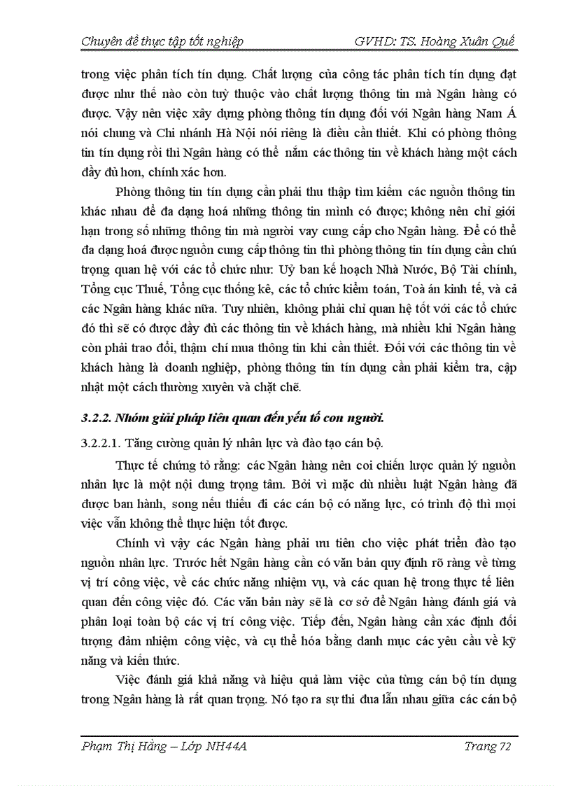 image for page Một số giải pháp hạn chế rủi ro tín dụng tại Ngân hàng thương mại cổ phần Nam Á Chi nhánh Hà Nội 1