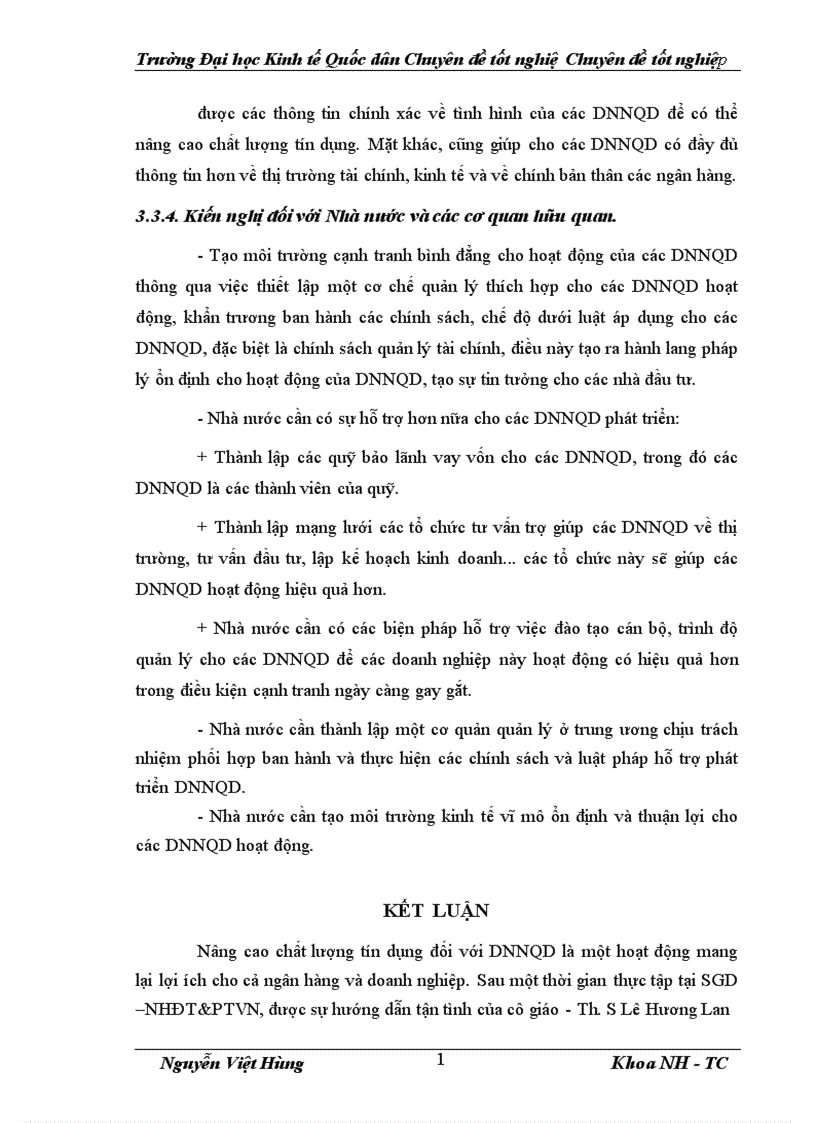 image for page Giải pháp nâng cao chất lượng tín dụng đối với doanh nghiệp ngoài quốc doanh tại Sở giao dịch Ngân hàng Đầu tư và phát triển Việt Nam 1