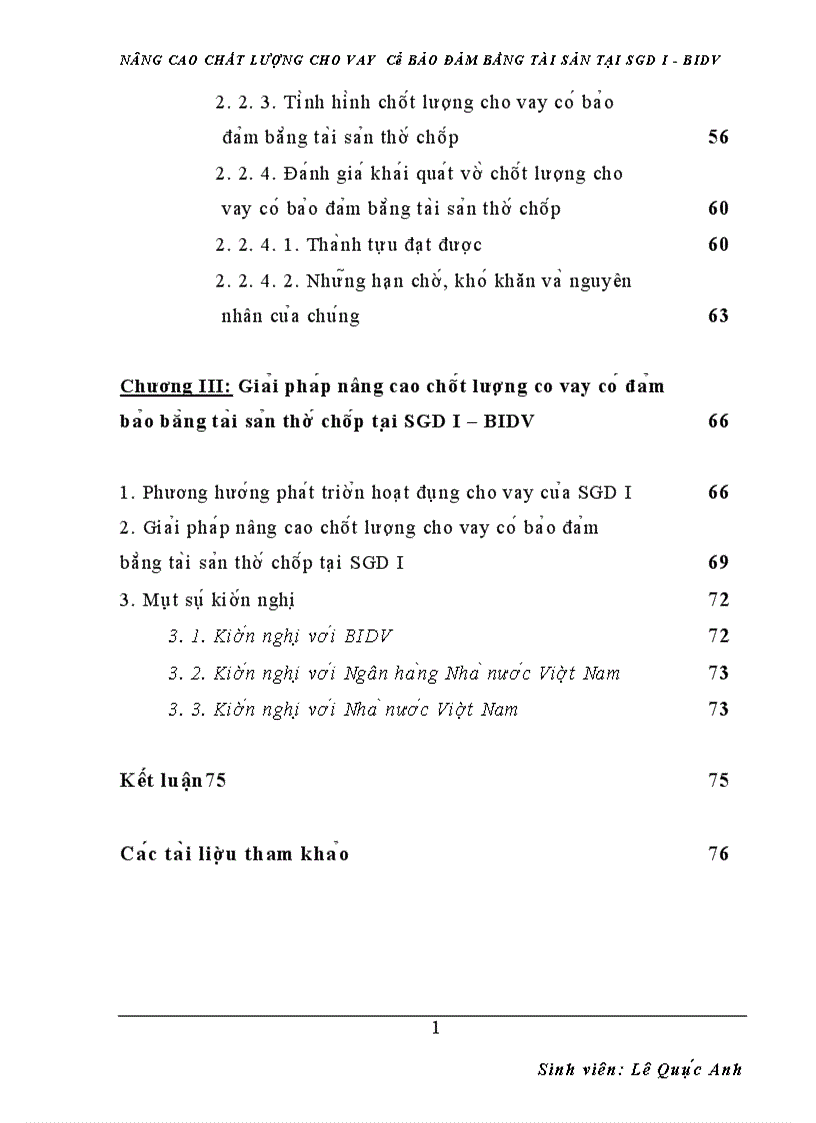 image for page nâng cao chất lượng cho vay có bảo đảm bằng tài sản tại sgd i bidv 1