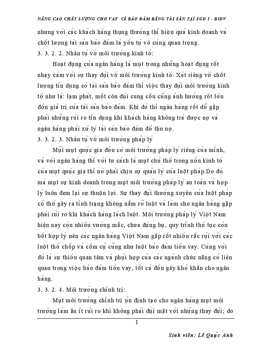 image for page nâng cao chất lượng cho vay có bảo đảm bằng tài sản tại sgd i bidv 1