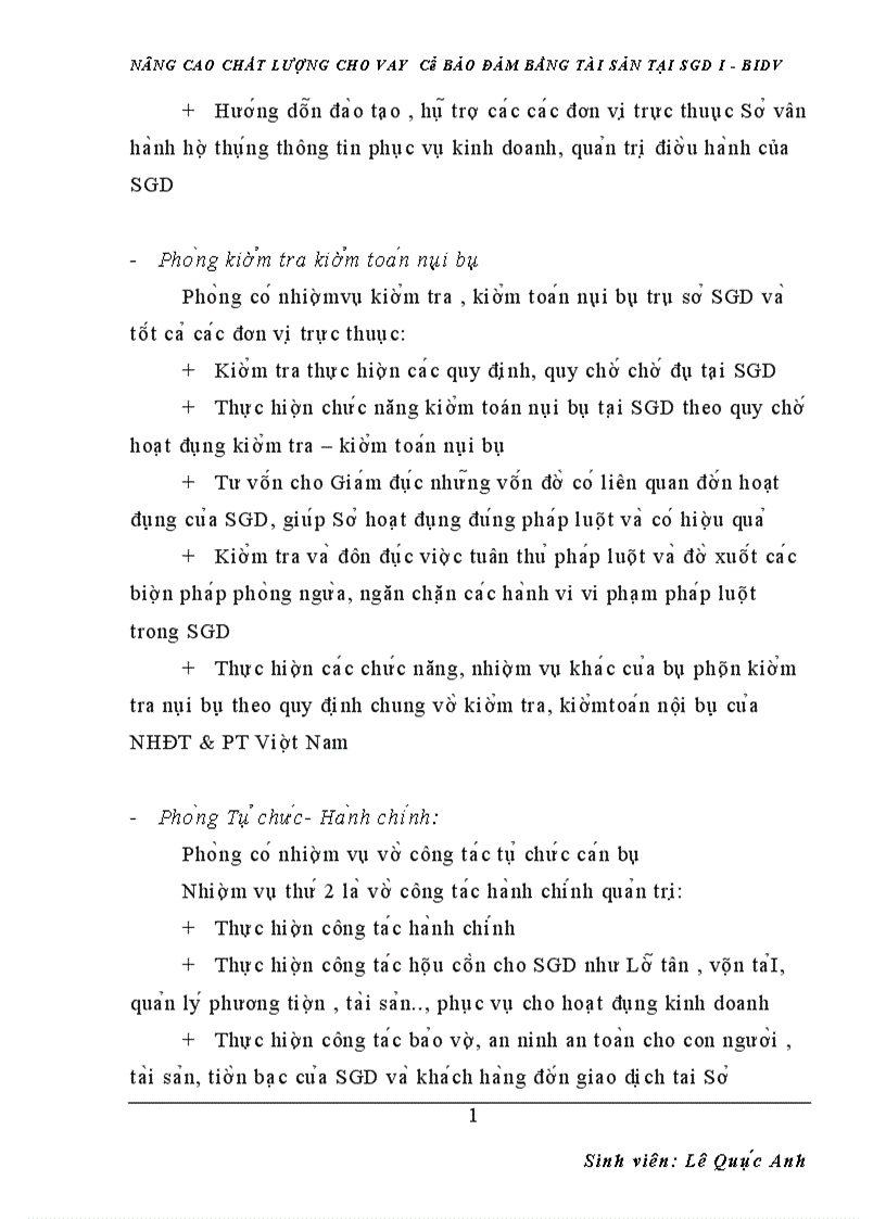 image for page nâng cao chất lượng cho vay có bảo đảm bằng tài sản tại sgd i bidv 1