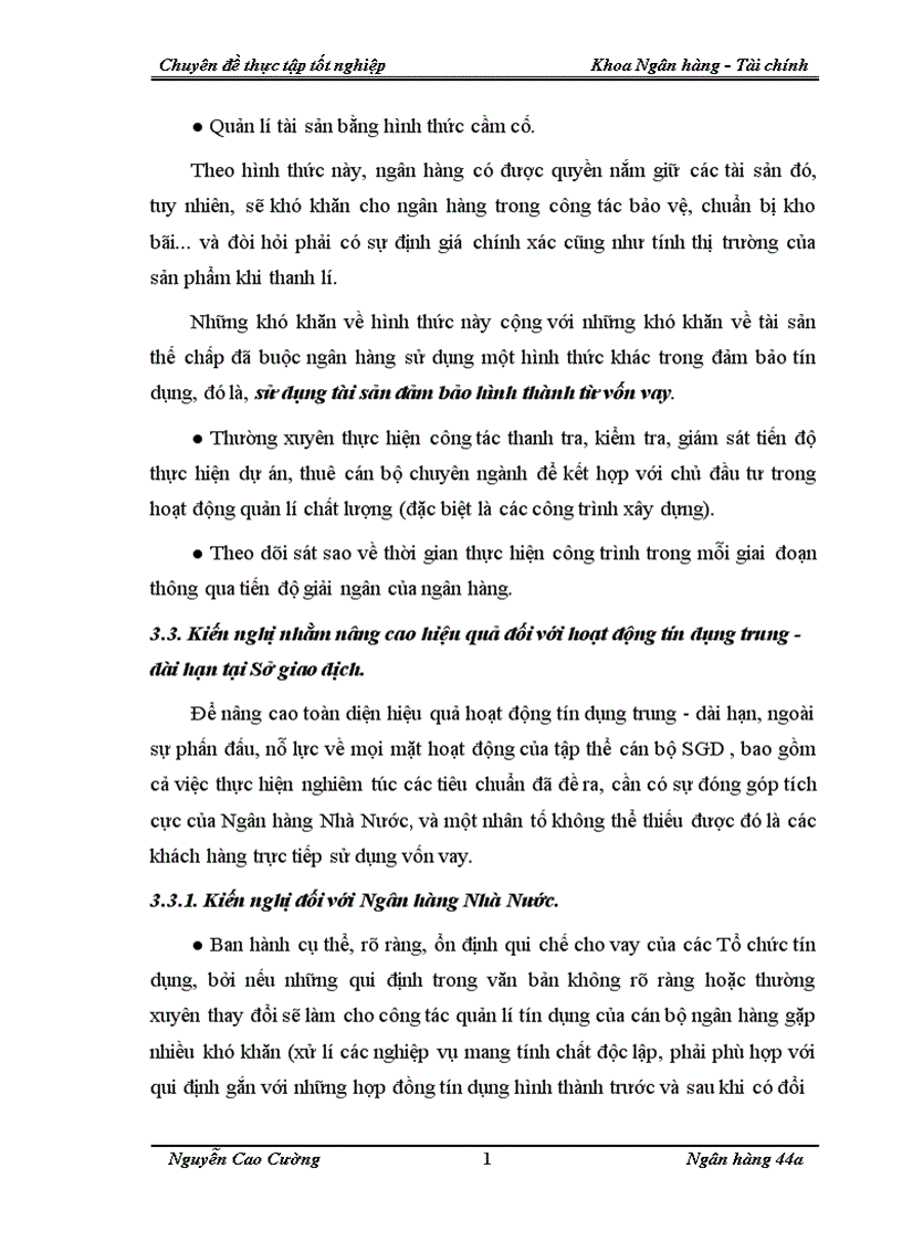 image for page Giải pháp nâng cao hiệu quả tín dụng trung và dài hạn tại Sở giao dịch Ngân hàng đầu tư và phát triển Việt Nam 1