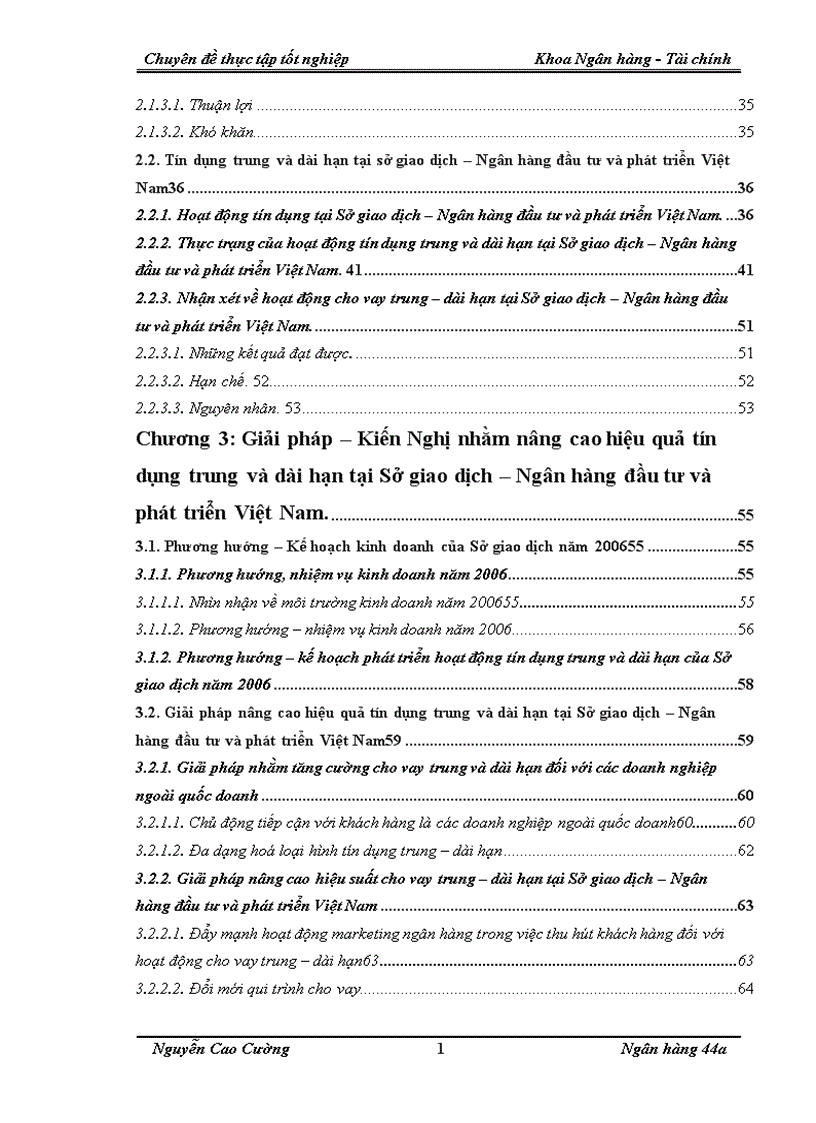 image for page Giải pháp nâng cao hiệu quả tín dụng trung và dài hạn tại Sở giao dịch Ngân hàng đầu tư và phát triển Việt Nam 1