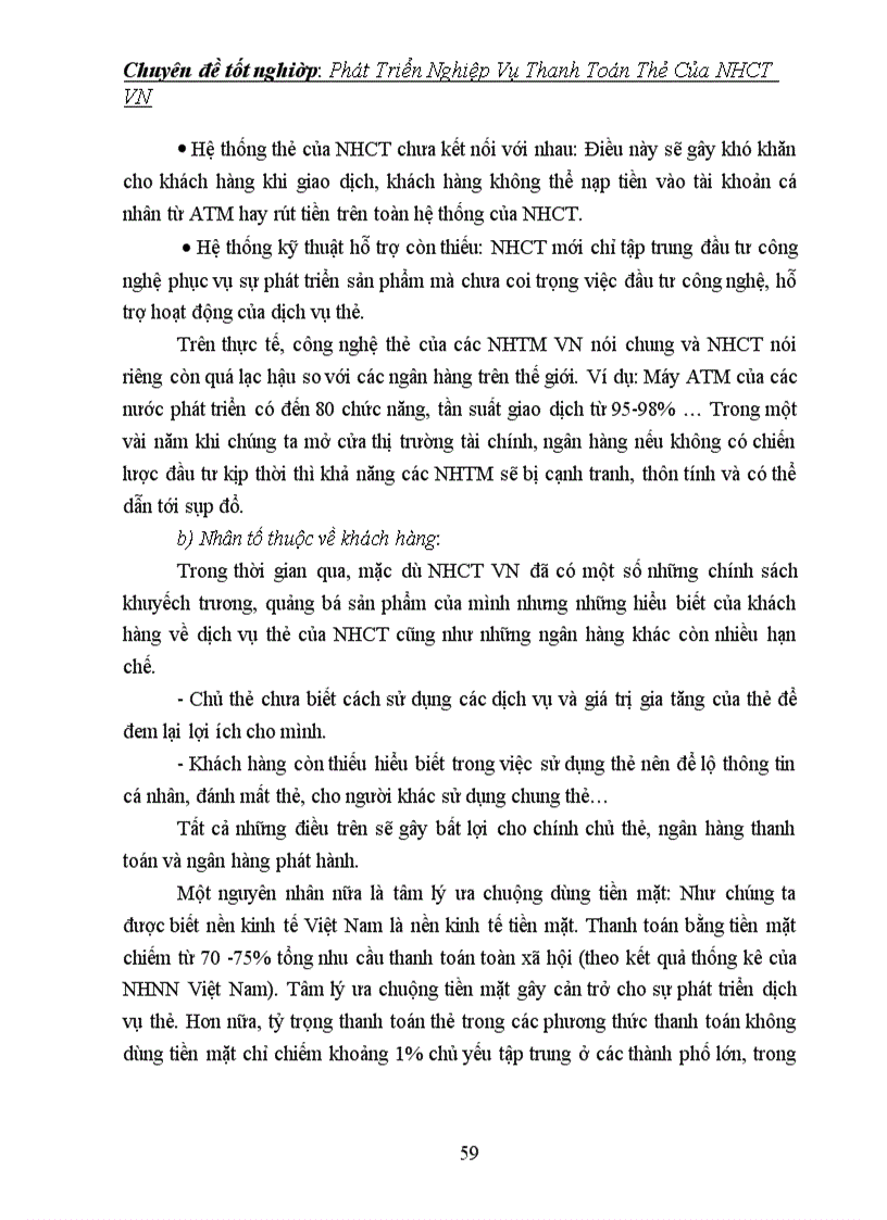 image for page Phát triển nghiệp vụ thanh toán thẻ của NHCT VN 1