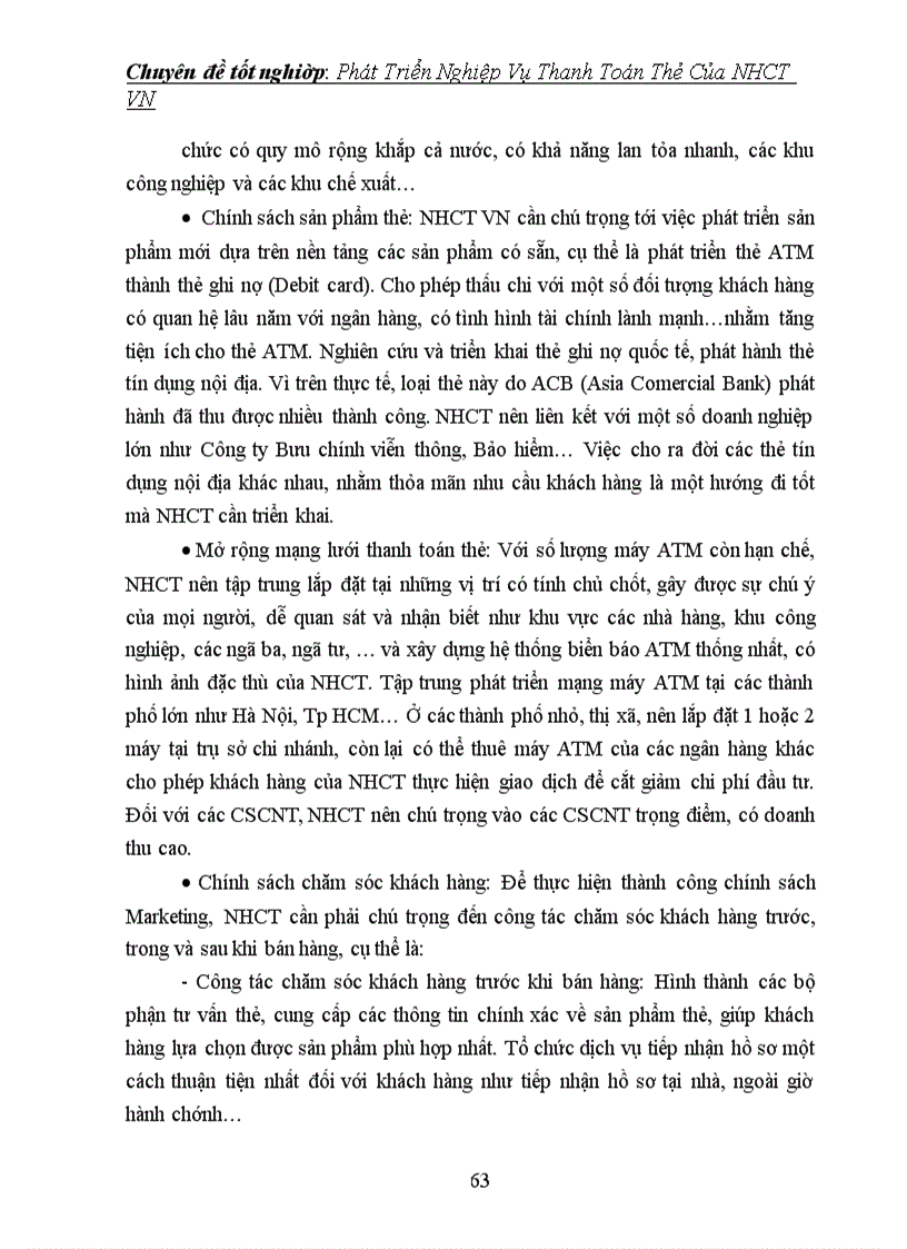 image for page Phát triển nghiệp vụ thanh toán thẻ của NHCT VN 1