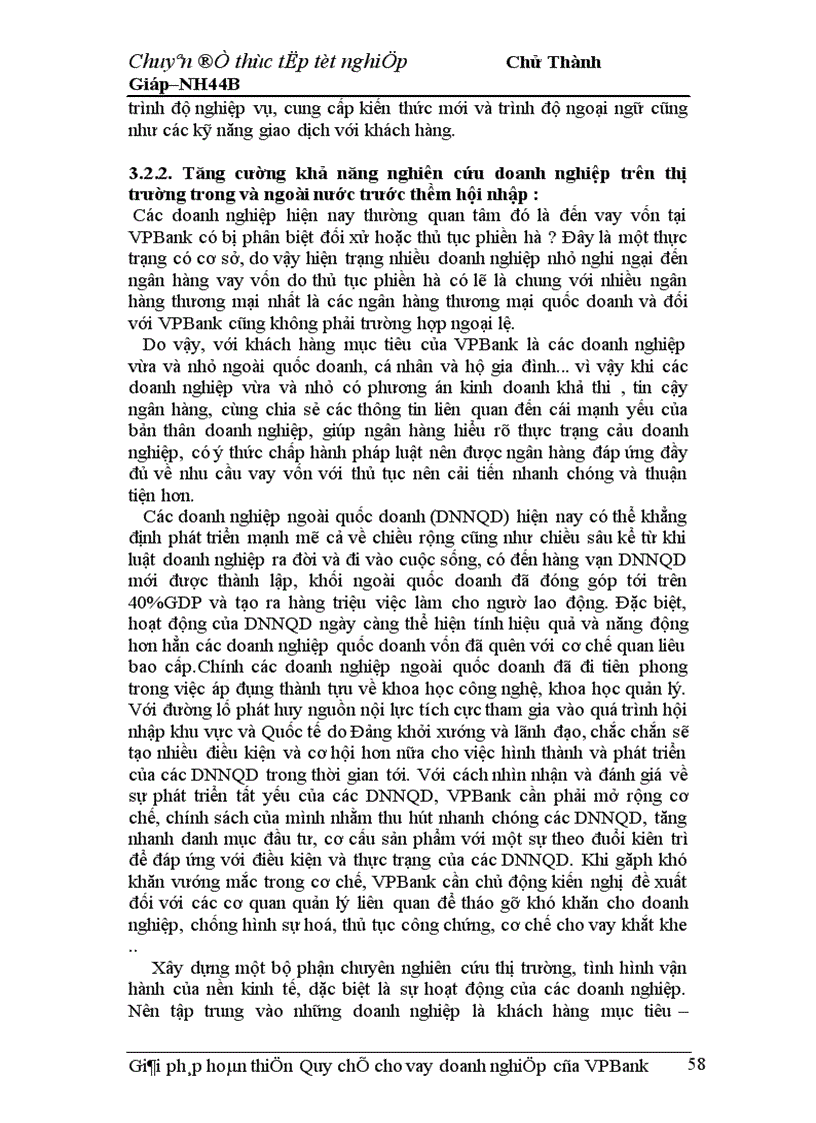 image for page Giải pháp hoàn thiện Quy chế cho vay doanh nghiệp của VPBank chi nhánh Hà Nội 1