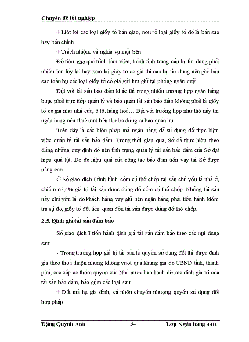 image for page Nâng cao hiê u qua cu a hoa t đô ng ba o đa m tiê n vay ta i Sơ giao di ch I Ngân ha ng Công thương Viê t Nam