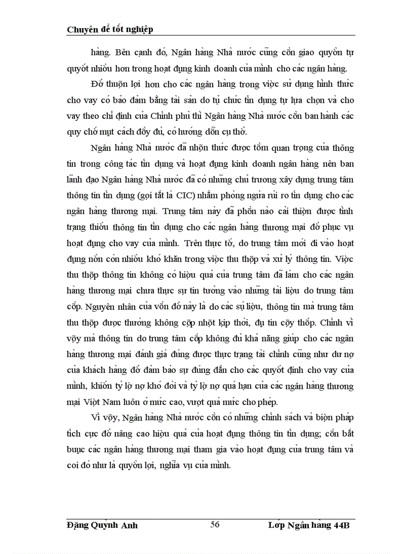 image for page Nâng cao hiê u qua cu a hoa t đô ng ba o đa m tiê n vay ta i Sơ giao di ch I Ngân ha ng Công thương Viê t Nam