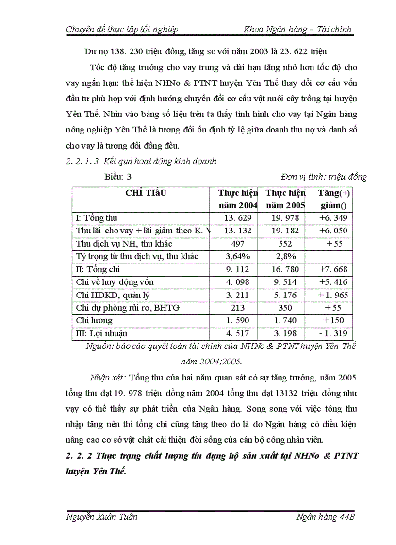 image for page Giải pháp nâng cao chất lượng tín dung cho vay hộ sản xuất NHNo PTNT huyện Yên Thế tỉnh Bắc Giang