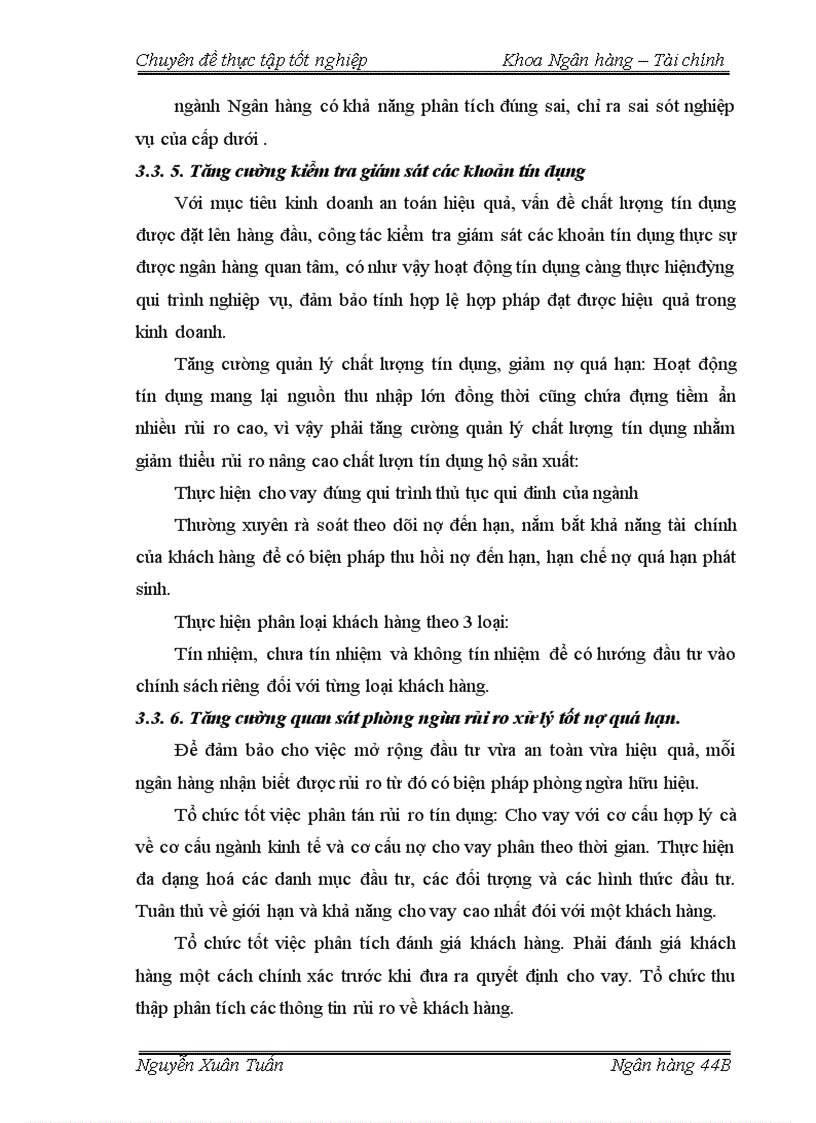image for page Giải pháp nâng cao chất lượng tín dung cho vay hộ sản xuất NHNo PTNT huyện Yên Thế tỉnh Bắc Giang