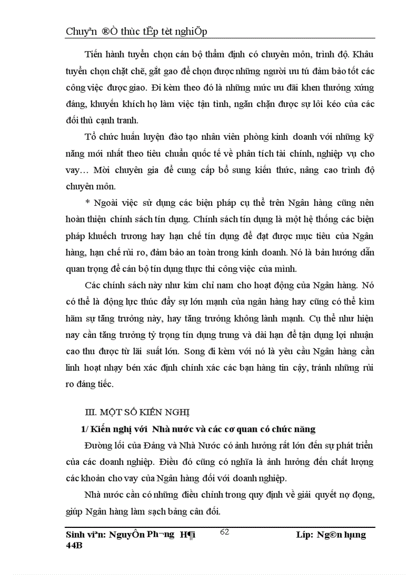 image for page Nâng cao chất lượng tín dụng trung và dài hạn tại Chi nhánh NHCT Thanh Xuân 1