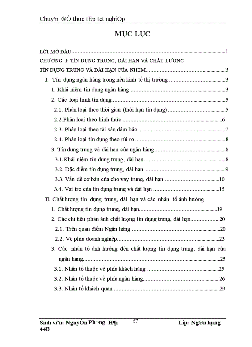 image for page Nâng cao chất lượng tín dụng trung và dài hạn tại Chi nhánh NHCT Thanh Xuân 1