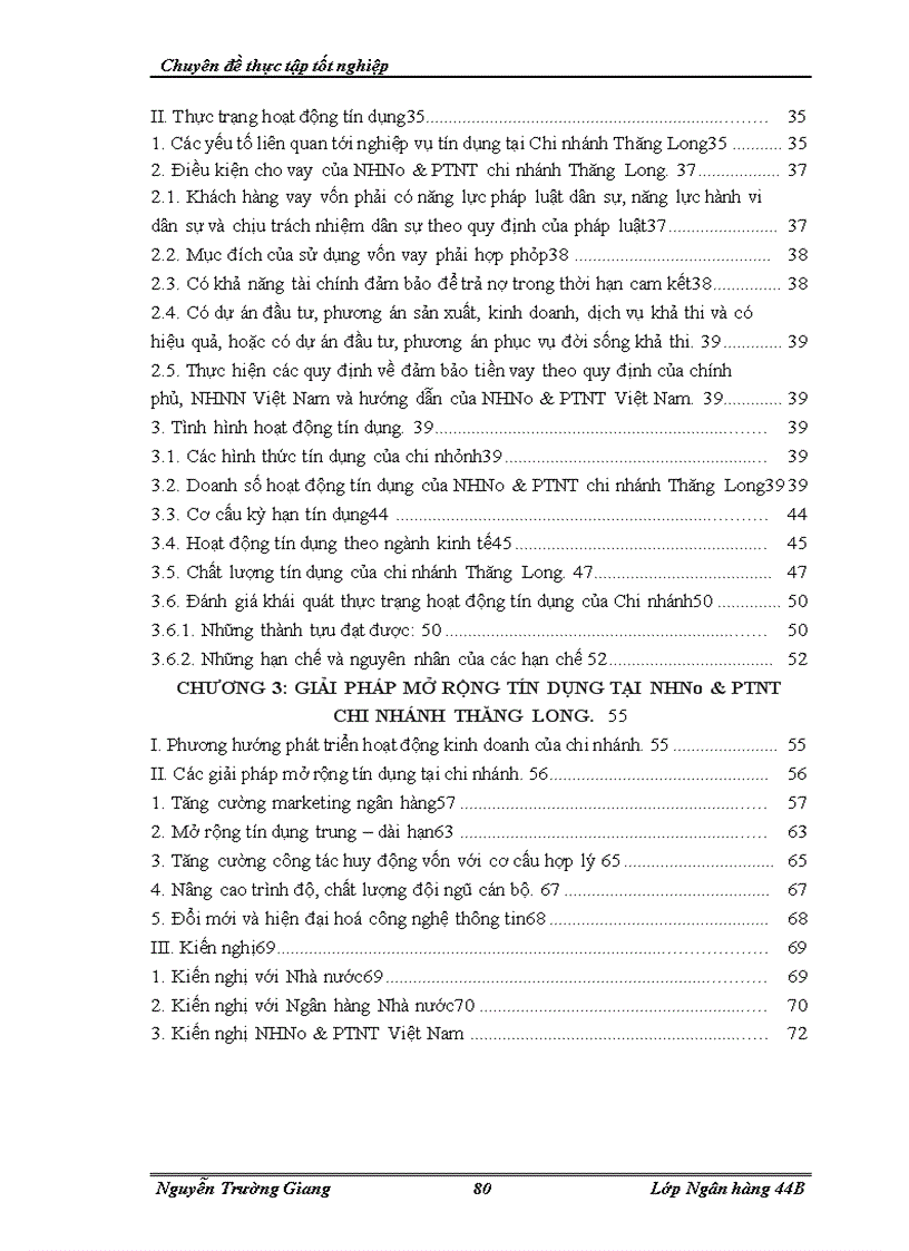 image for page Mở rộng tín dụng tại NHNo PTNT chi nhánh Thăng Long