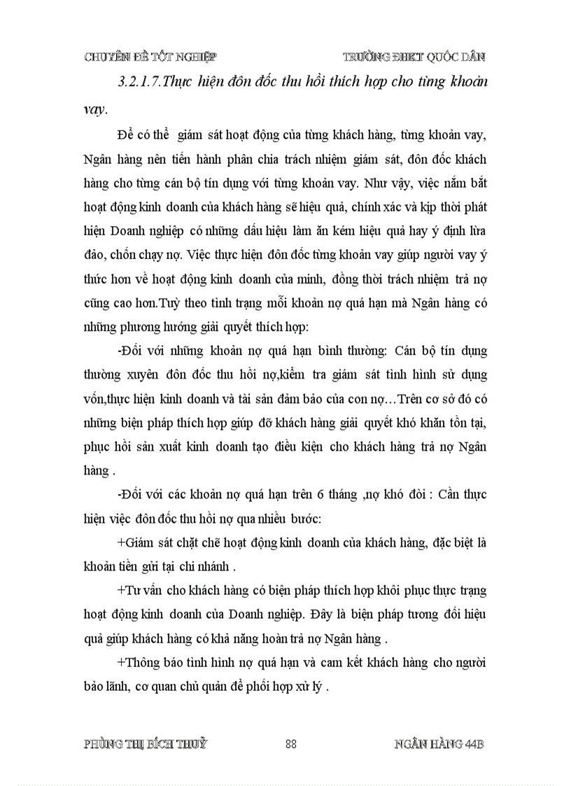 image for page Giải pháp hạn chế và xử lý nợ quá hạn tại chi nhánh Ngân hàng NHNN PTNT Phan Đình Phùng Hà Nội